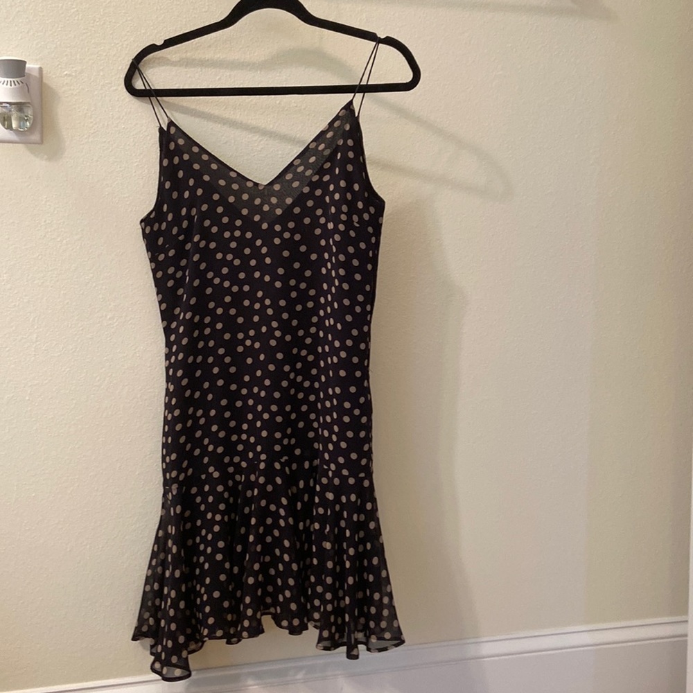 ASO Alexis Rose Schitts Creek Zara Polka dot dress